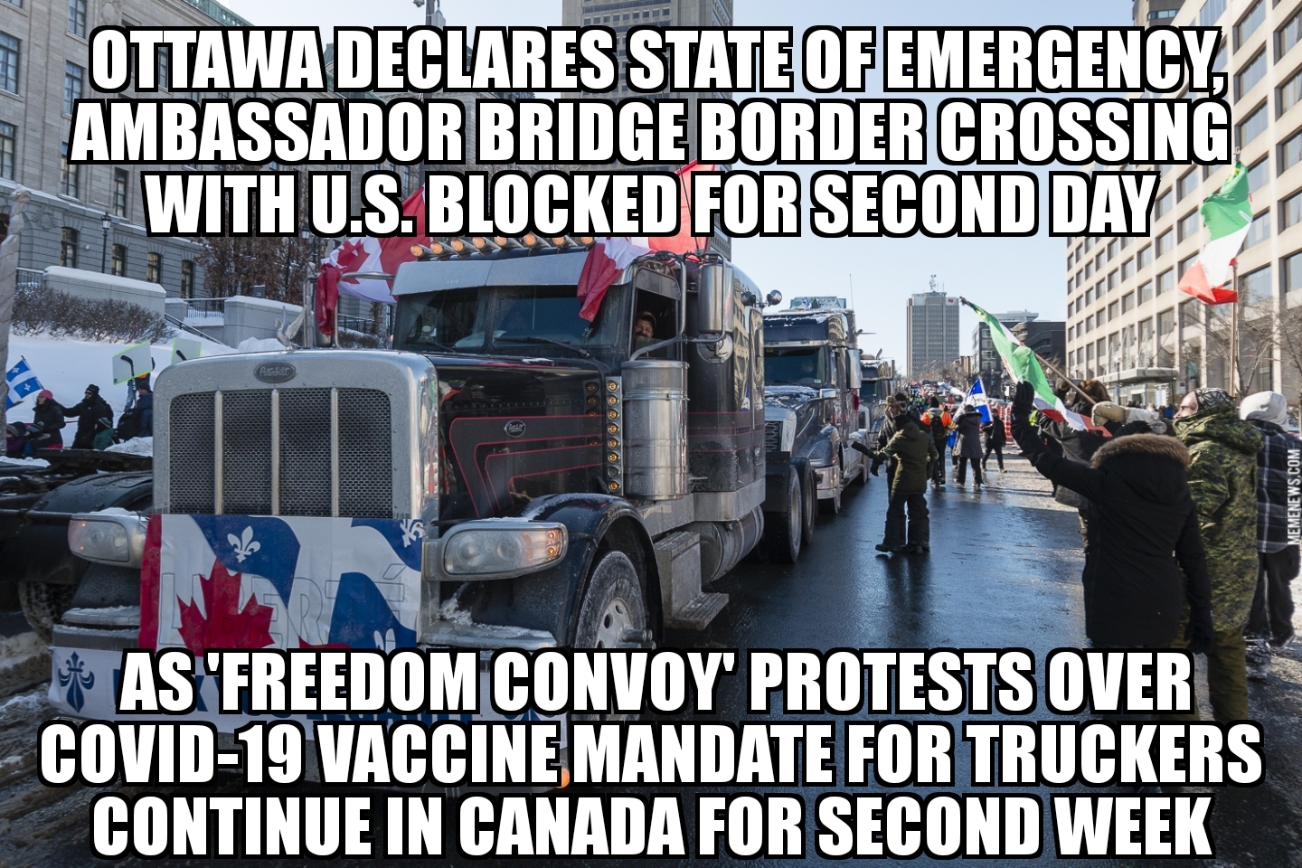 Freedom Convoy protests continue