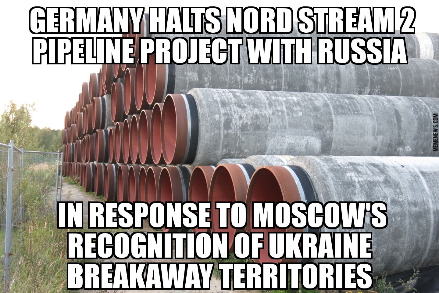 Germany halts Nord Stream 2