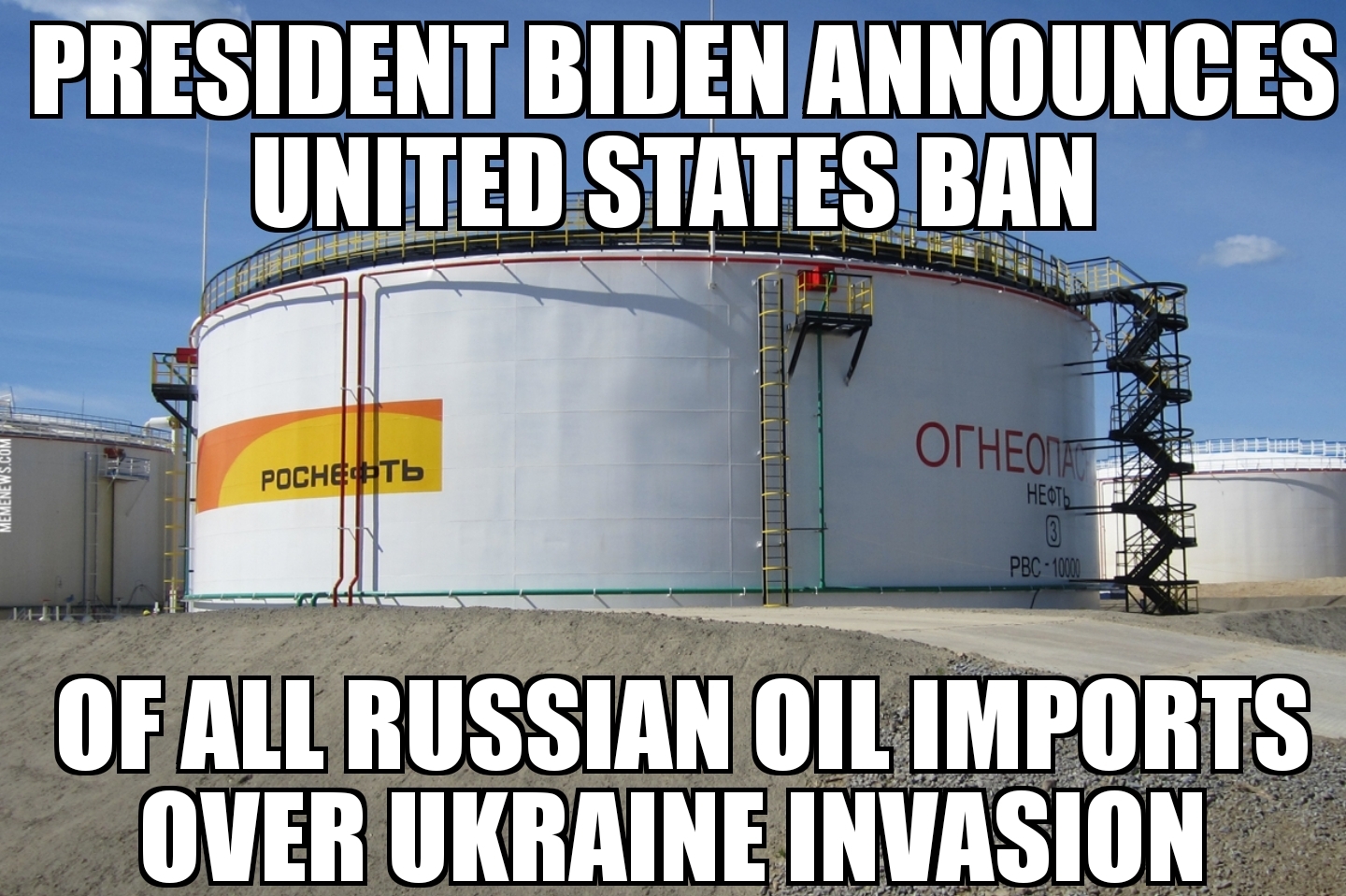 U.S. bans Russian oil