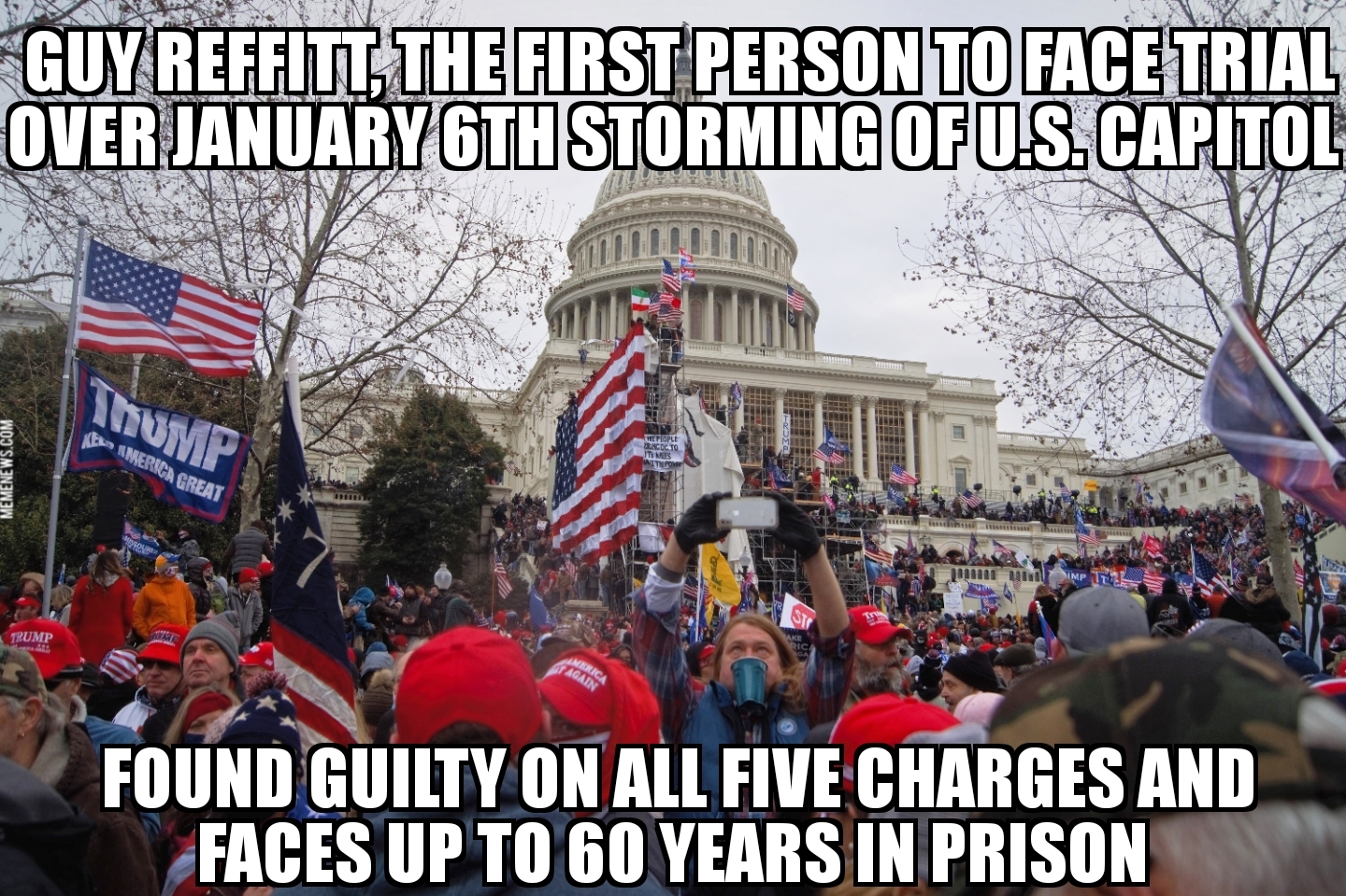 First January 6th rioter found guilty