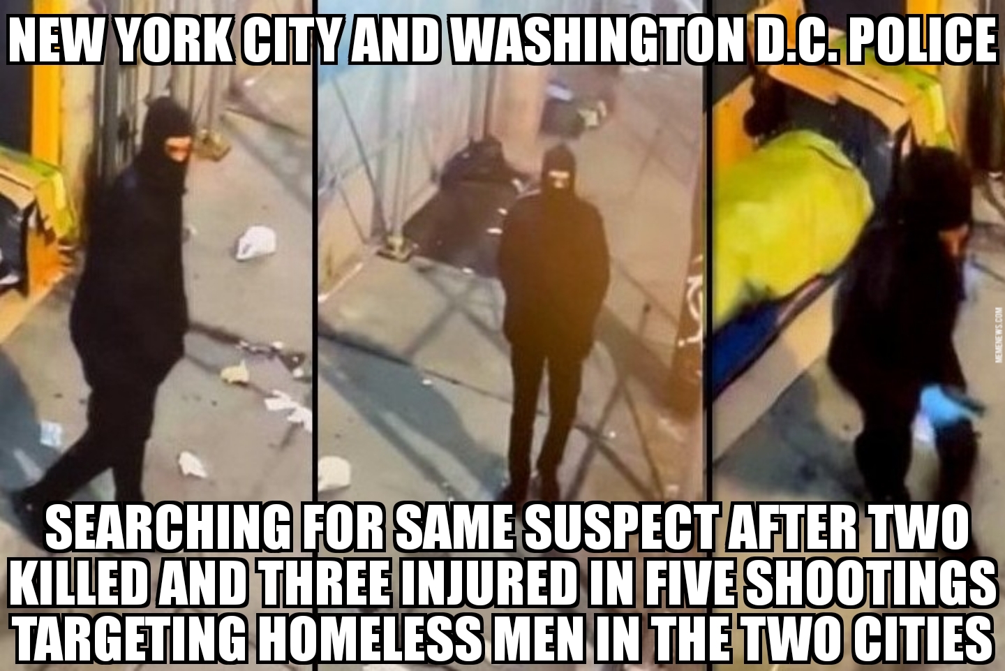 New York and Washington D.C. homeless killer