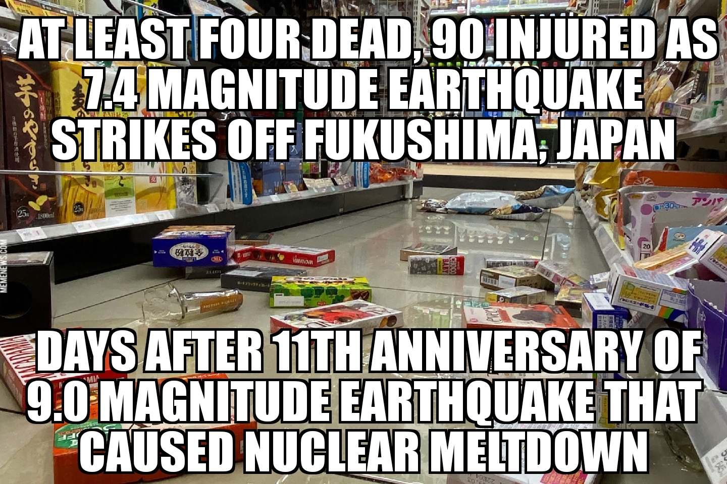 Fukushima earthquake