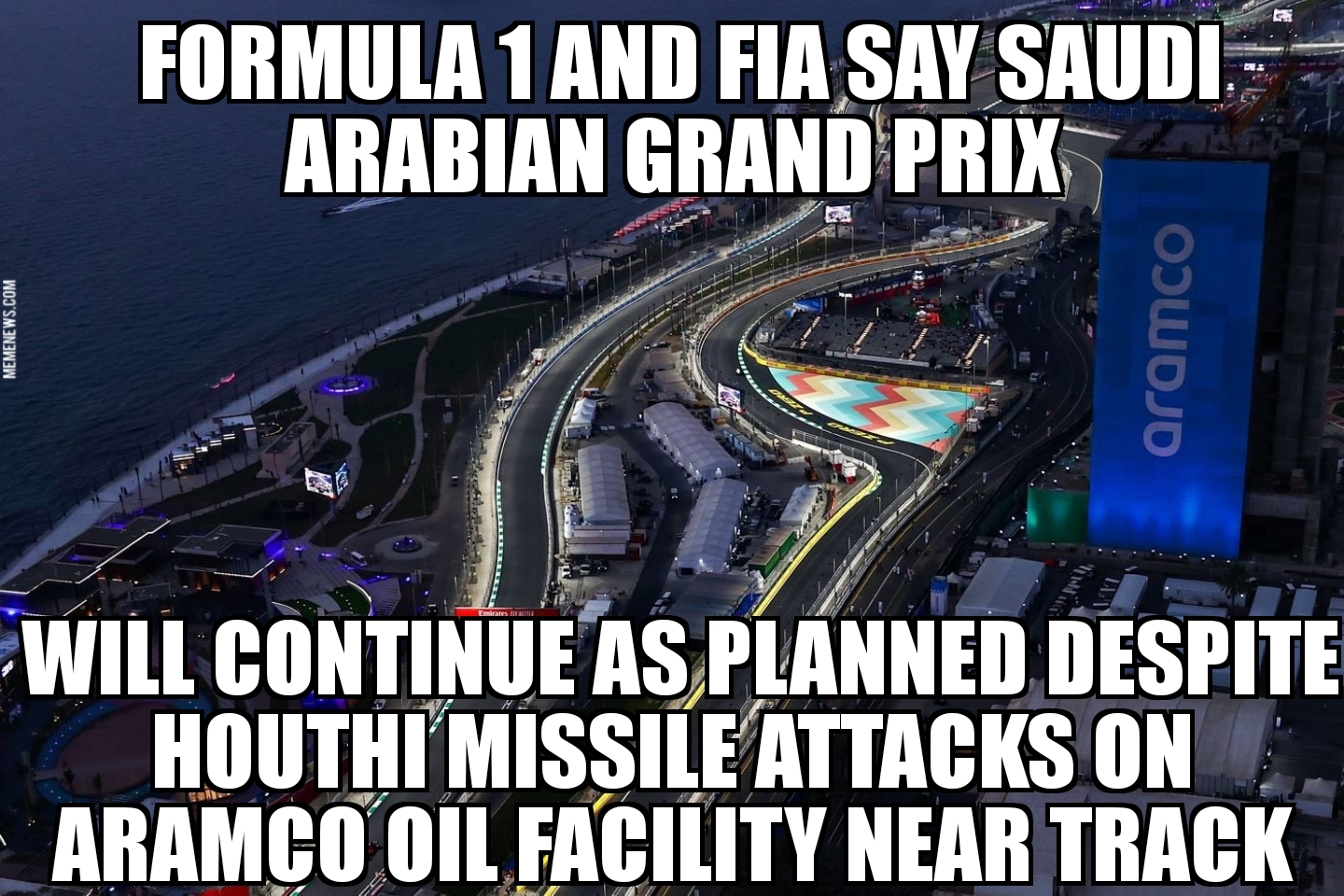 Saudi Grand Prix to continue