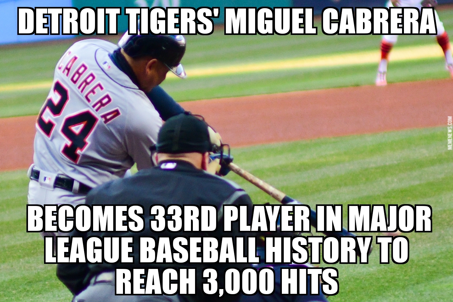 Miguel Cabrera gets 3,000 hits