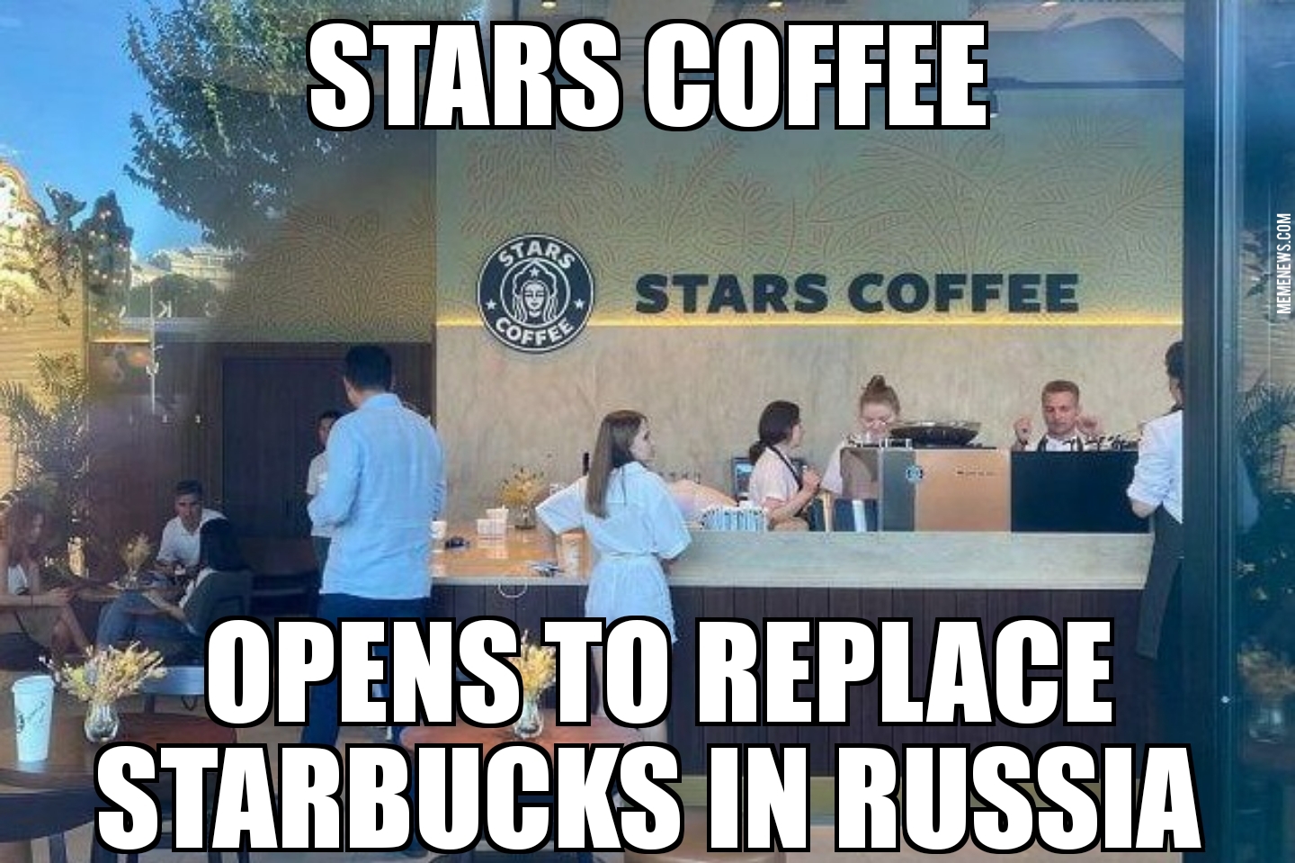 Stars Coffee opens in Russia