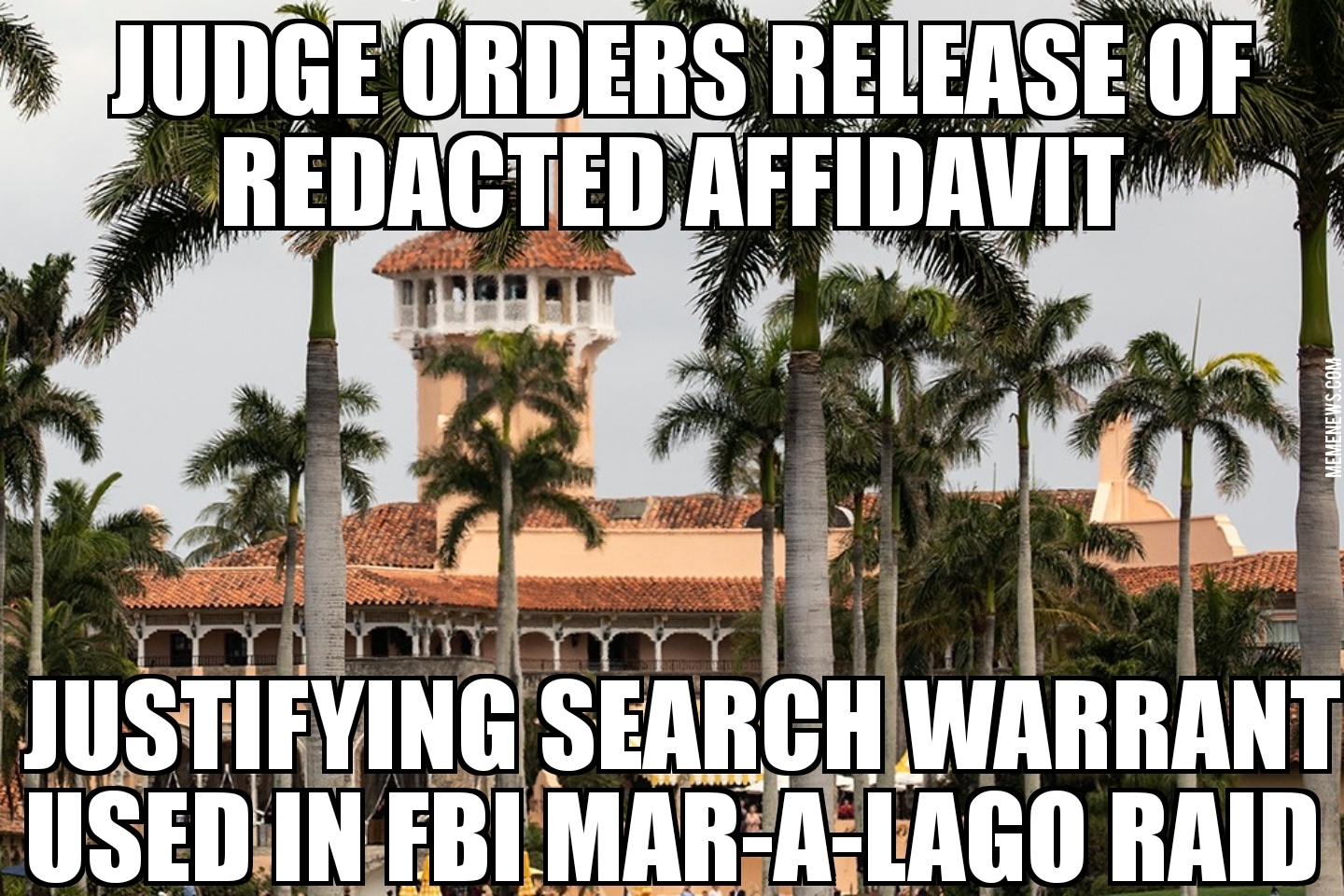 Mar-a-Lago search affidavit to be released