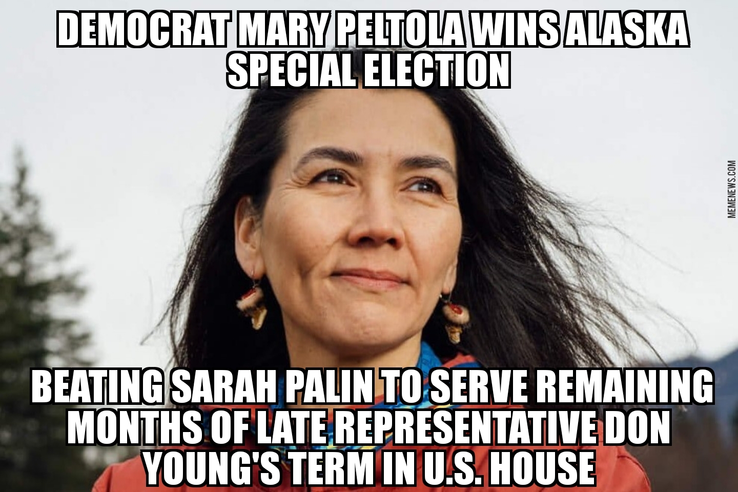Mary Peltola beats Sarah Palin in Alaska