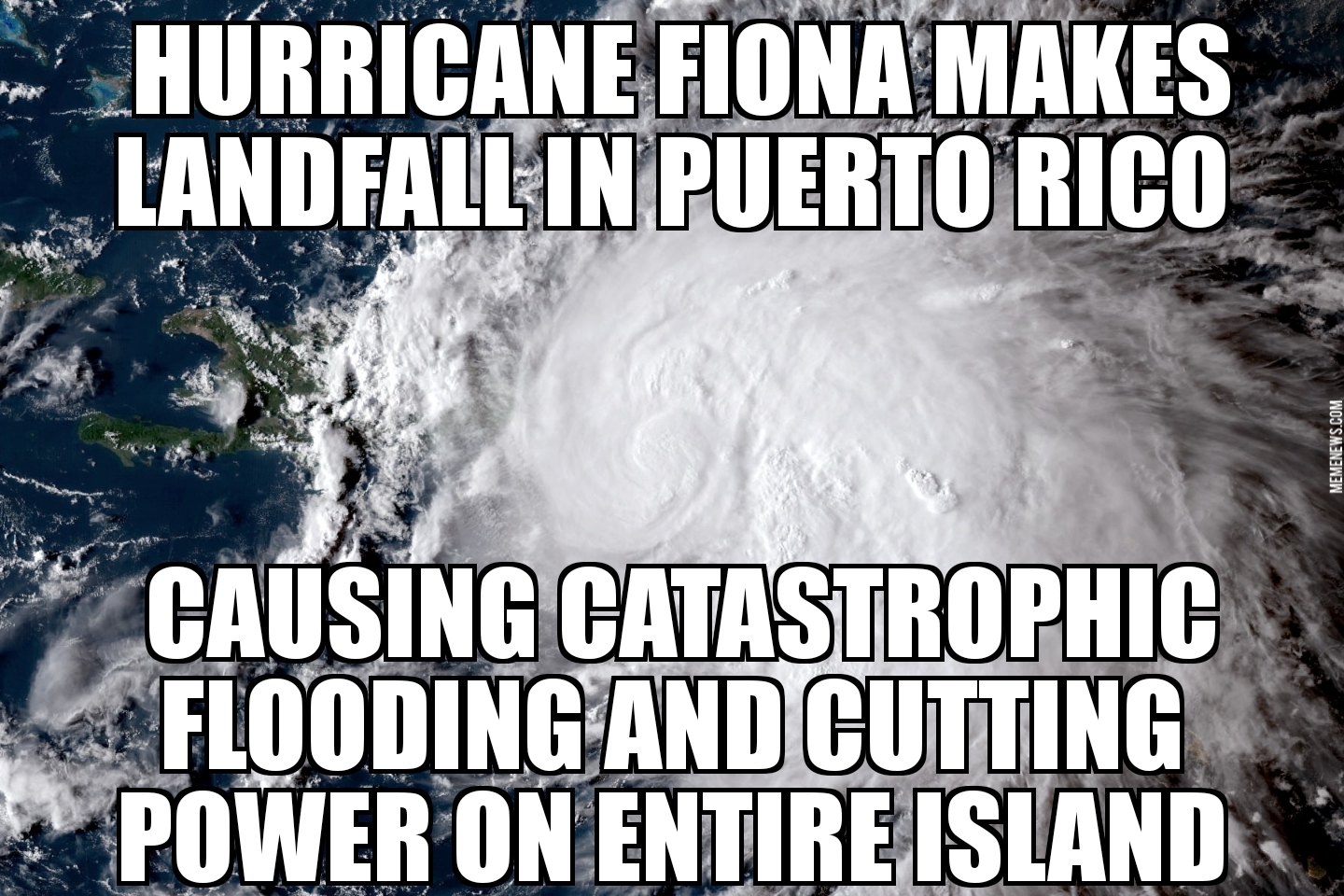 Hurricane Fiona hits Puerto Rico