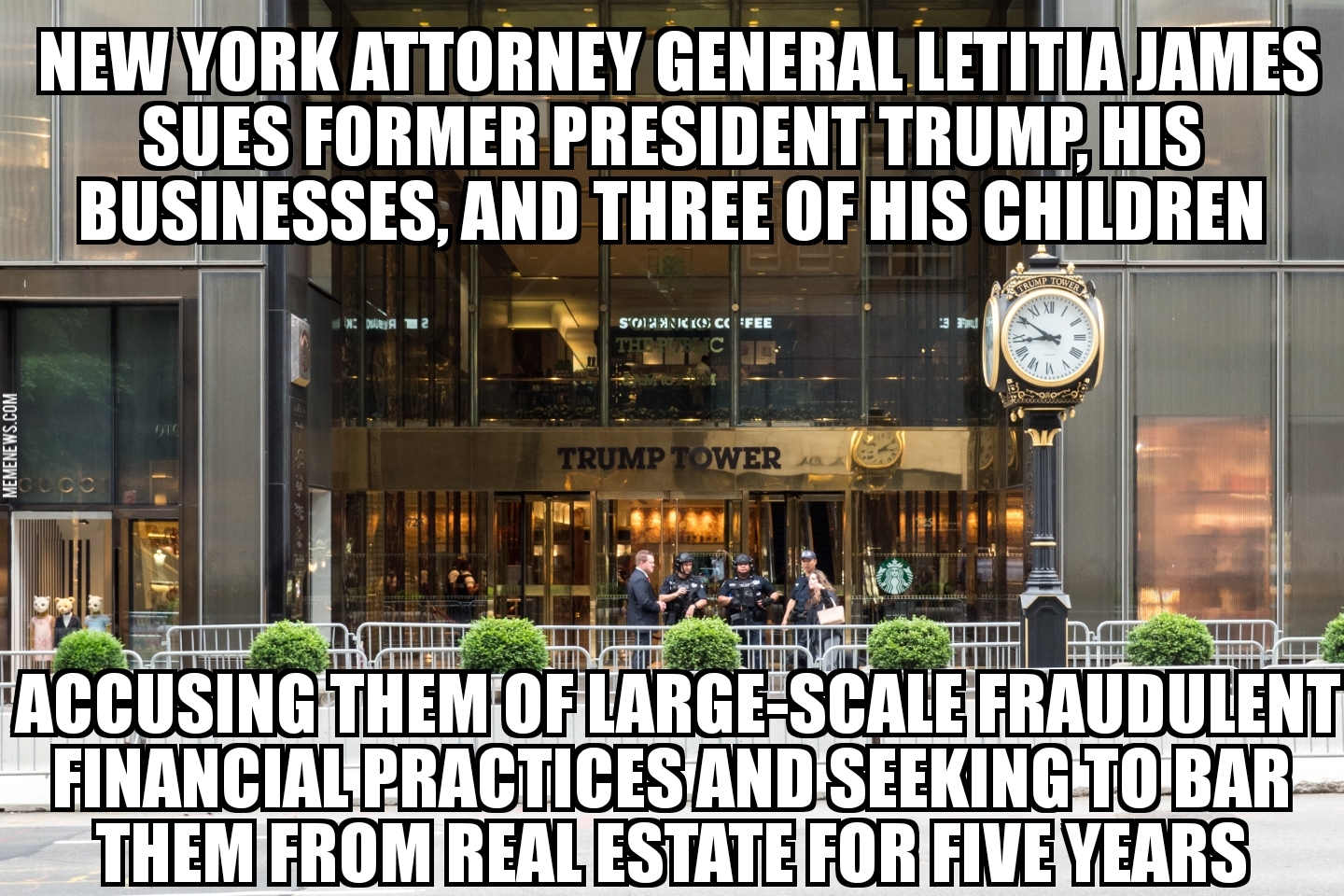 New York AG sues Trump