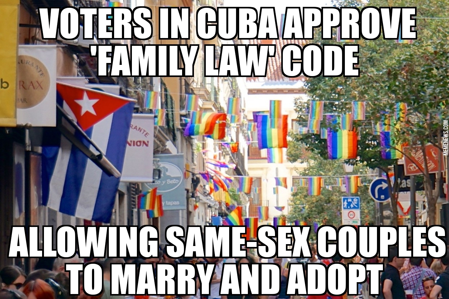 Cuba allows same-sex marriage