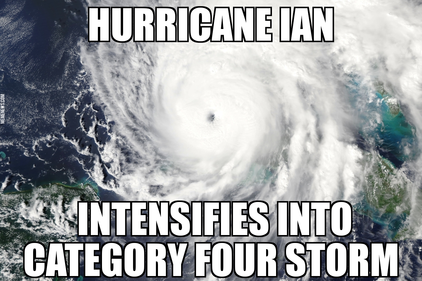 Hurricane Ian intensifies