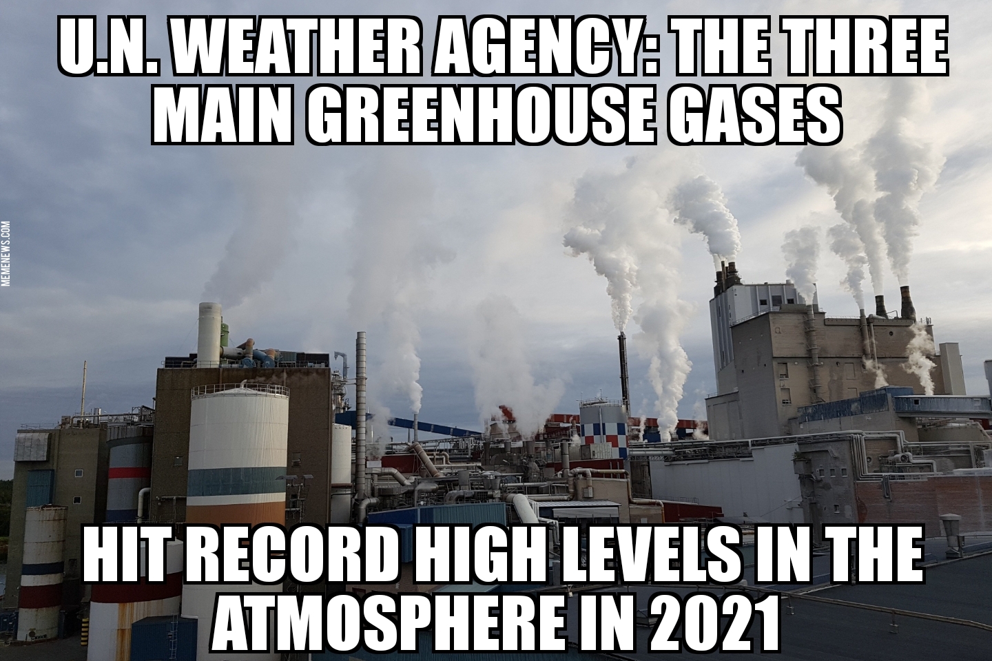 Greenhouse gases hit record high
