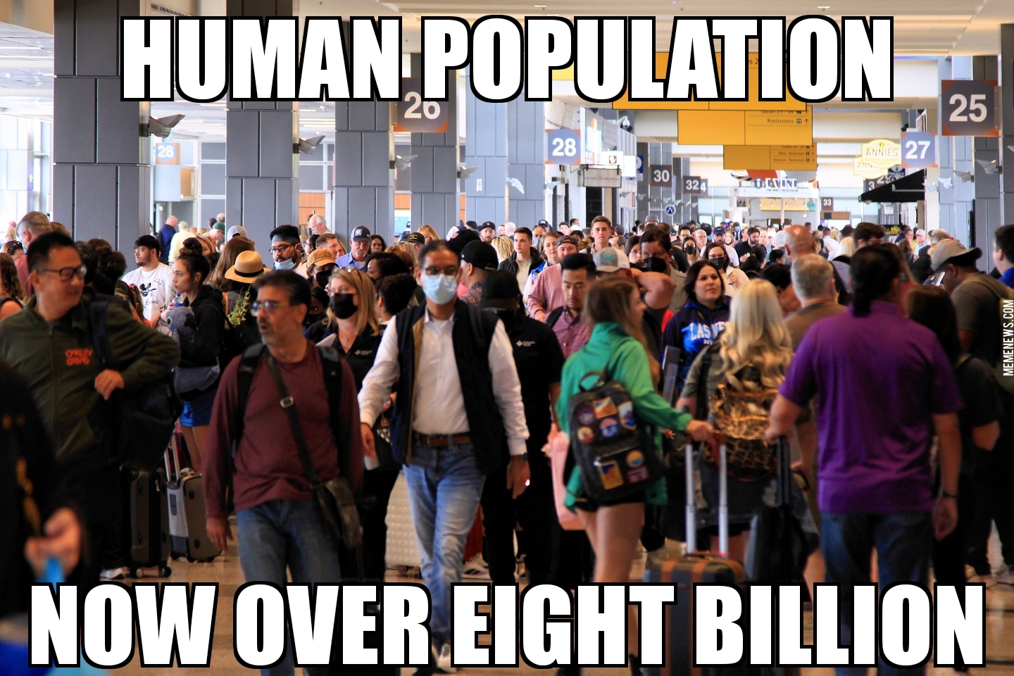 Humans top 8 billion
