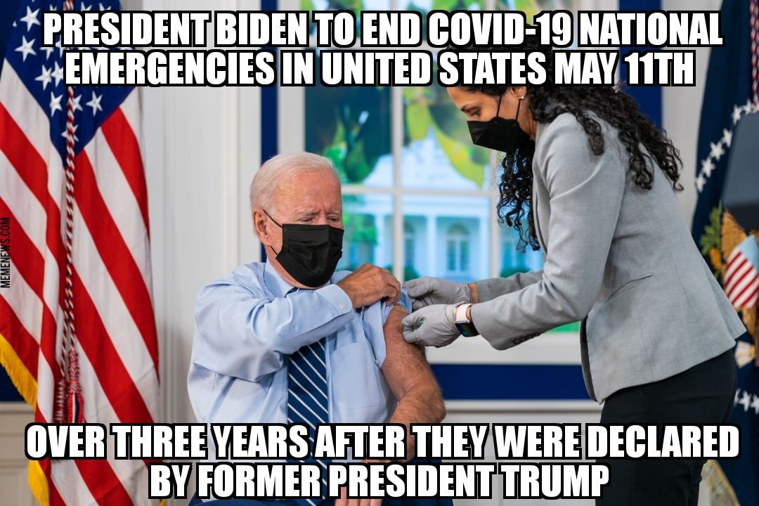 Biden to end covid-19 national emergencies