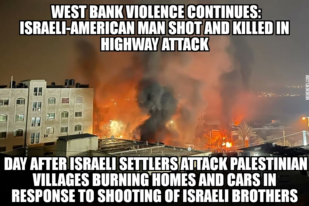 West Bank violence continues