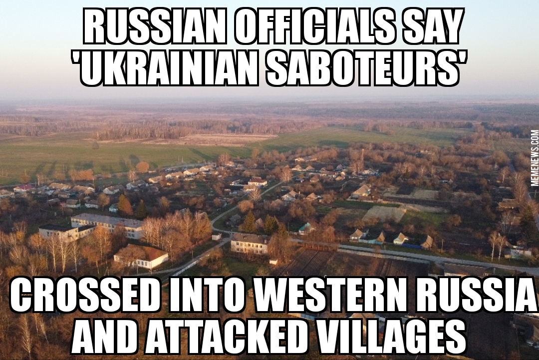 Ukrainians attack Russia
