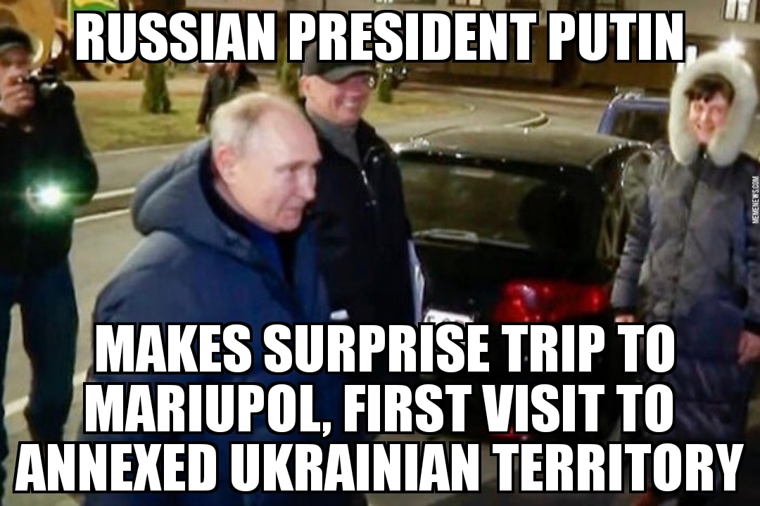 Putin visits Mariupol