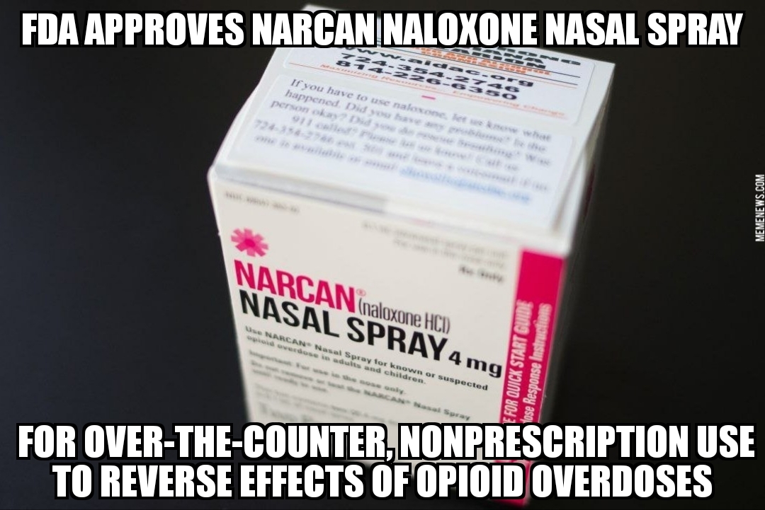 FDA approves Narcan without prescription