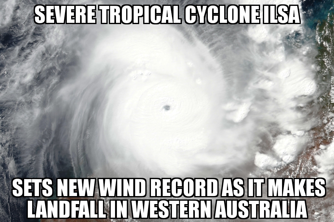Cyclone Ilsa hits Australia