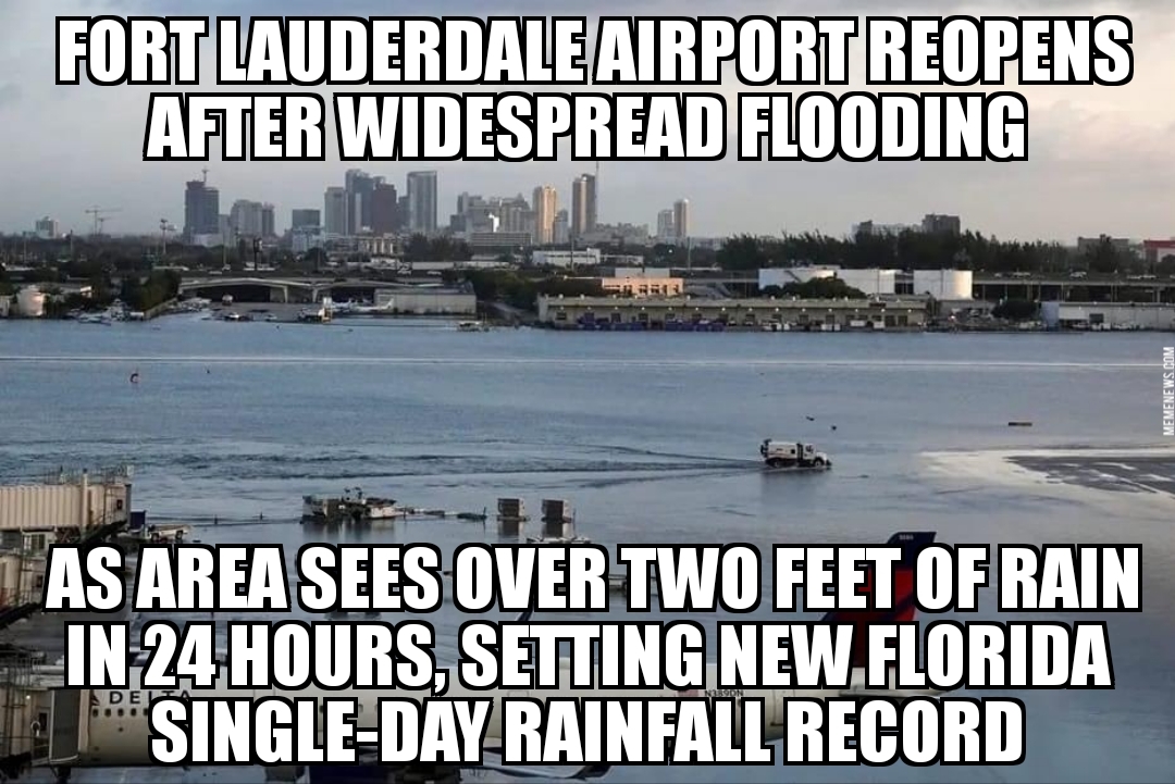 Fort Lauderdale Airport reopens after record rain