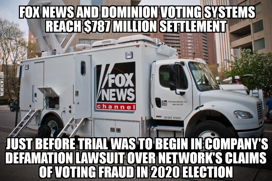 Dominion and Fox News reach settlement