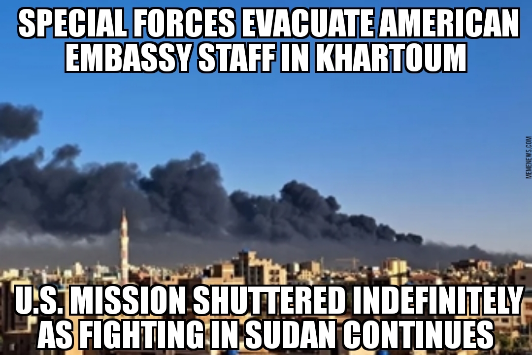 U.S. embassy staff evacuated in Sudan