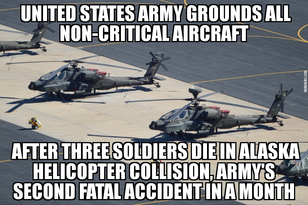 Army grounds aircraft after accidents