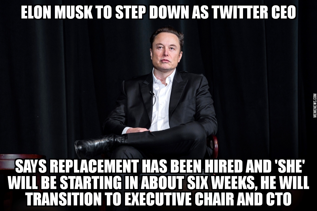Elon Musk stepping down as Twitter CEO