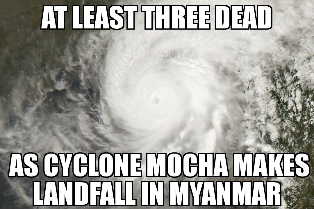 Cyclone Mocha makes landfall