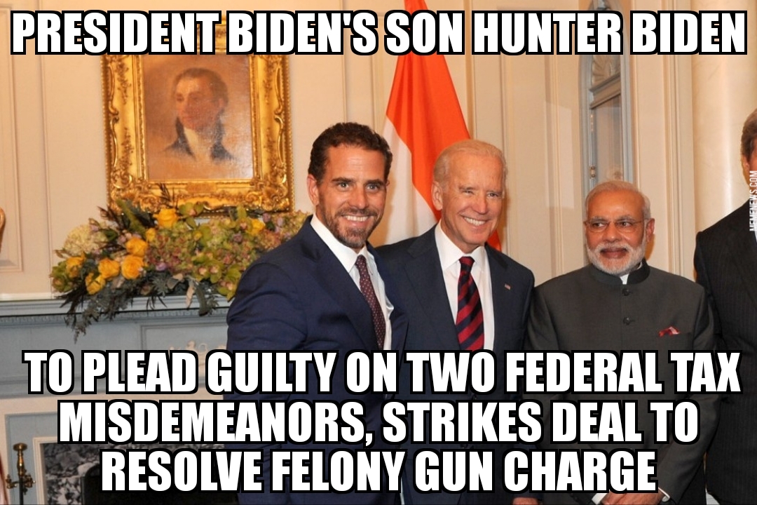 Hunter Biden pleads guilty on tax charges