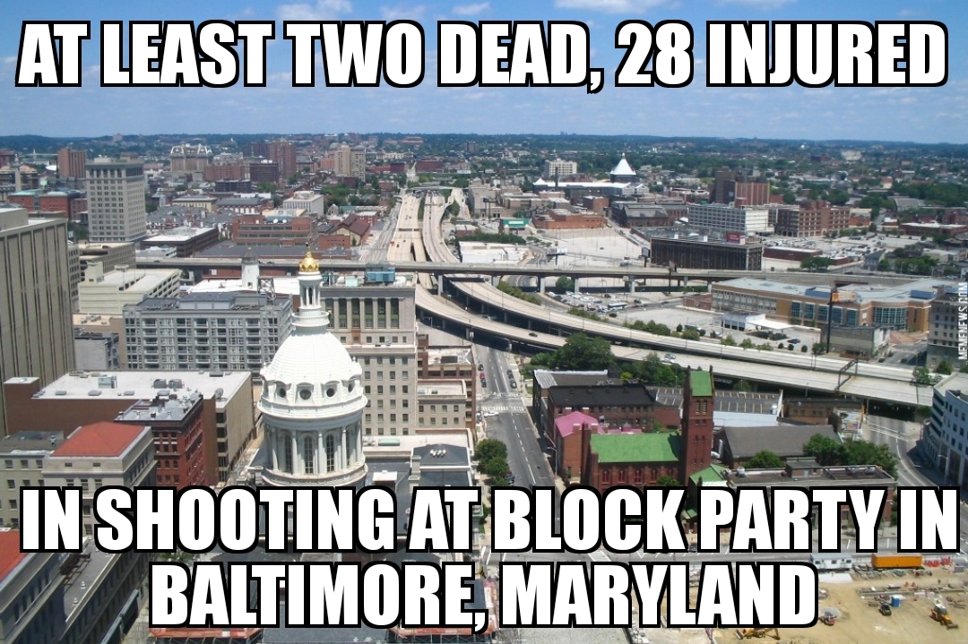 Baltimore block party shooting