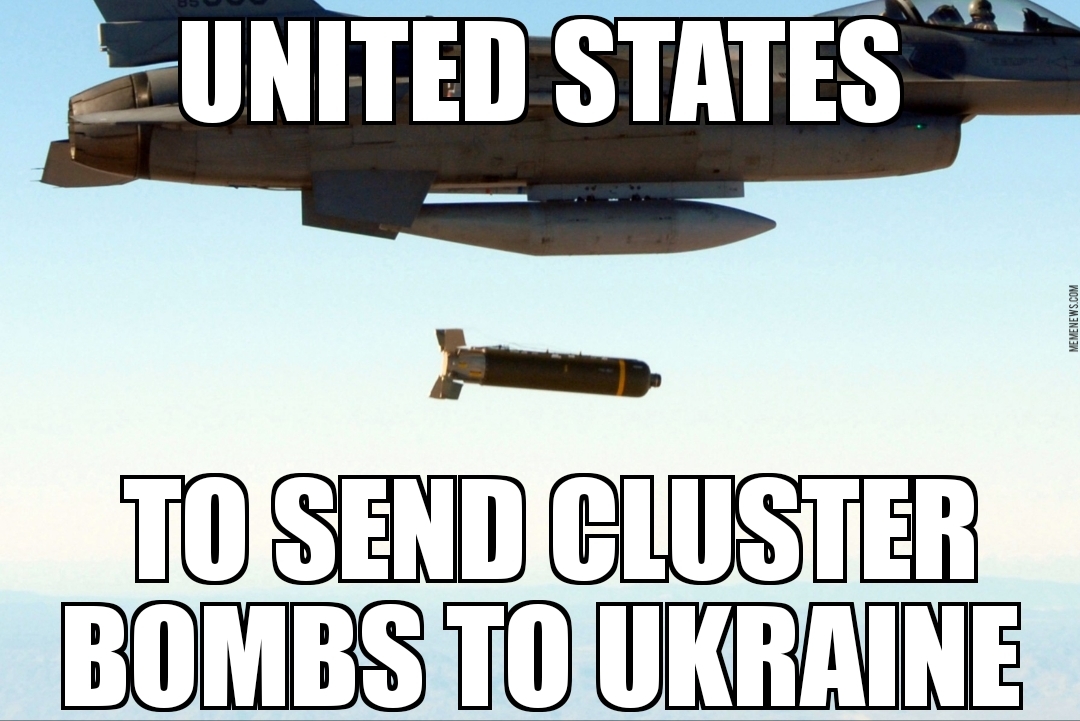 U.S. cluster bombs to Ukraine