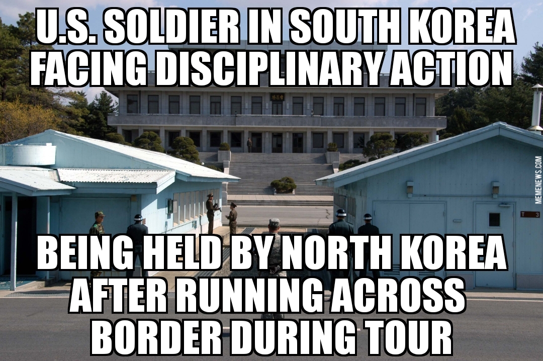 U.S. soldier held in North Korea