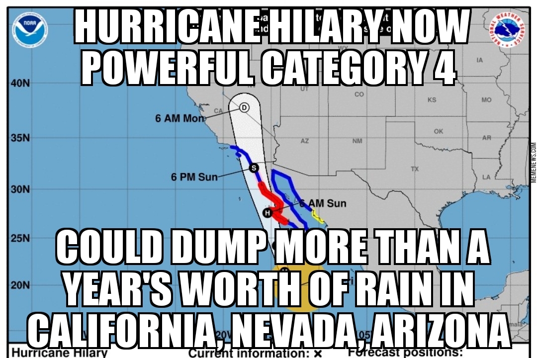 Hurricane Hilary threatens southwest
