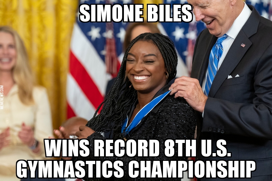Simone Biles wins U.S. gymnastics championship