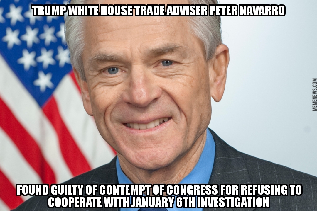 Peter Navarro in contempt of congress