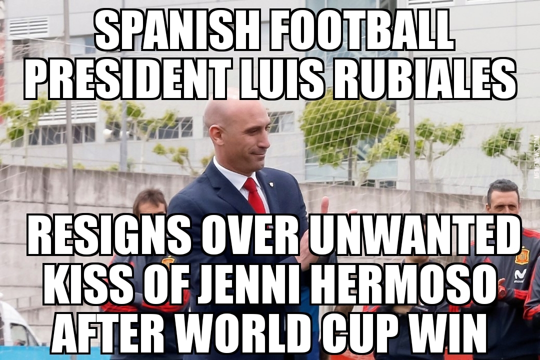 Luis Rubiales resigns over Jenni Hermoso kiss