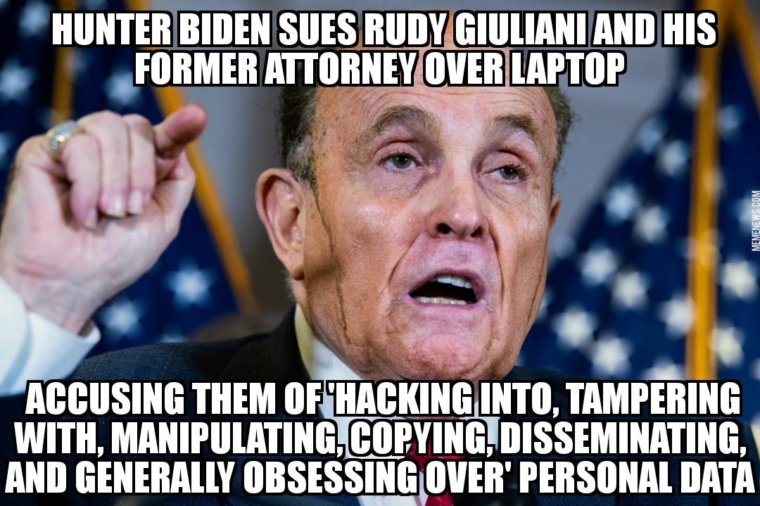 Hunter Biden sues Rudy Giuliani over laptop