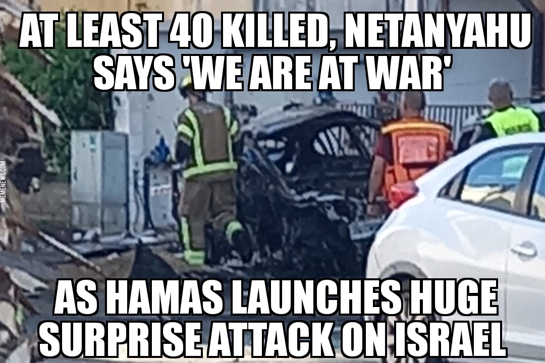 Hamas launches attack on Isreal