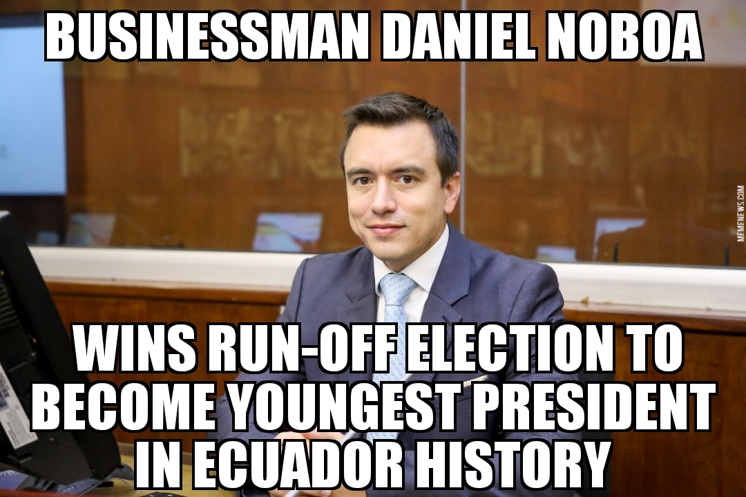 Daniel Noboa elected Ecuador president