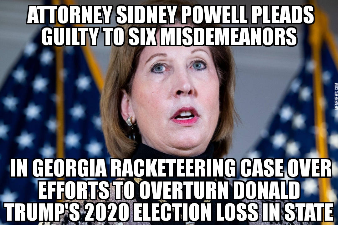 Sidney Powell pleads guilty in Trump Georgia election case