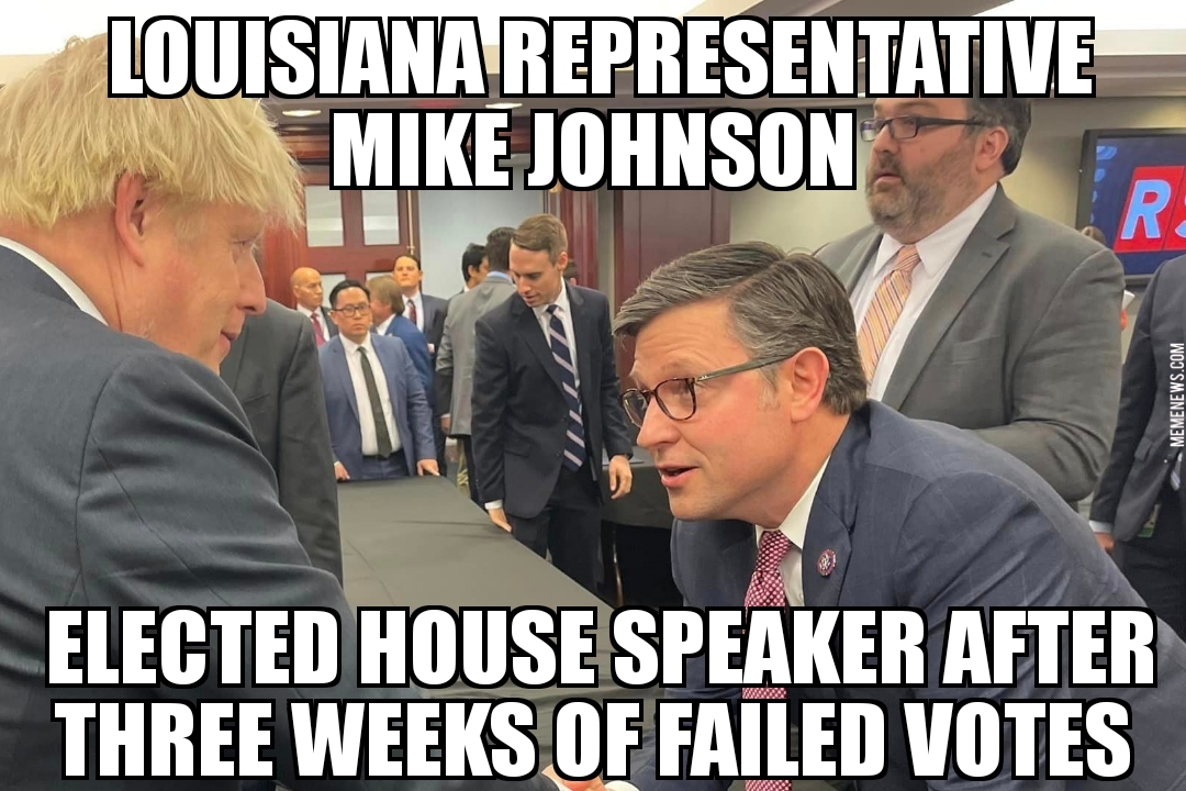 Mike Johnson elected House Speaker