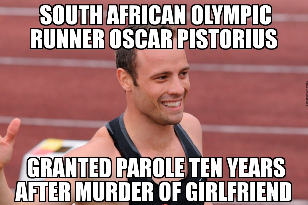 Oscar Pistorius paroled