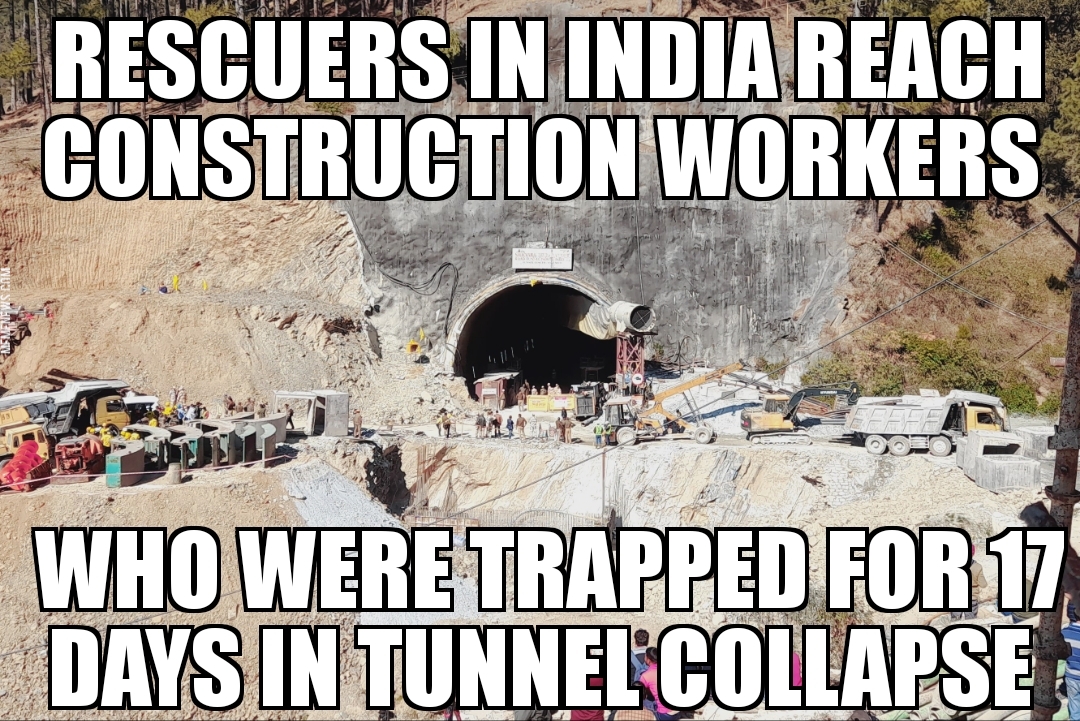 Rescuers reach India tunnel workers