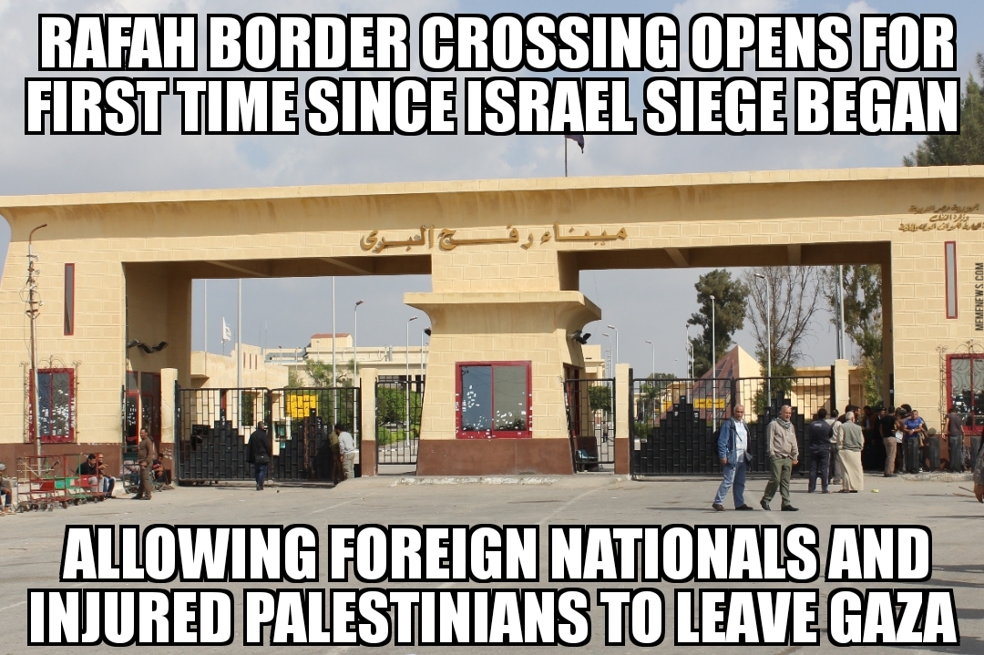 Rafah border crossing opens
