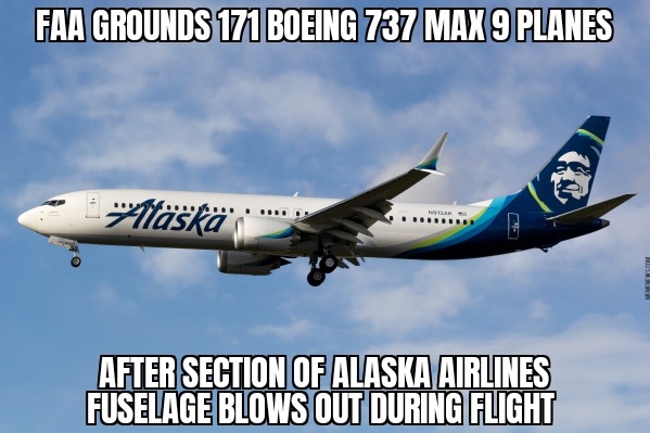 Alaska Airlines 737 blow out