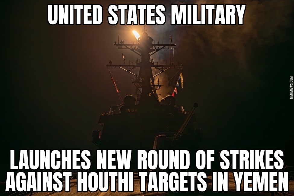 U.S. strikes Houthi targets