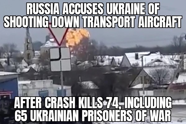 Russia POW transport crash