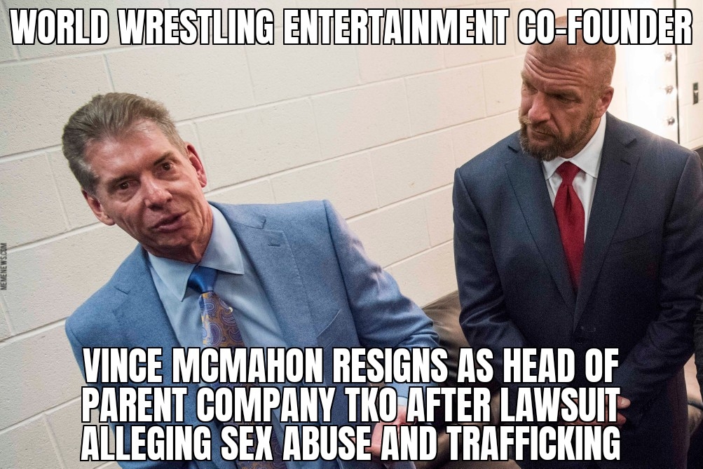 Vince McMahon resigns