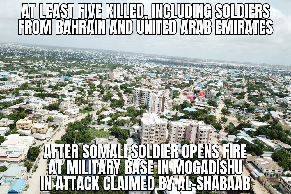 Mogadishu military shooting